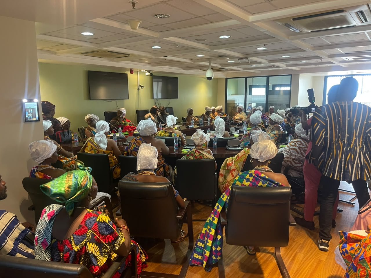 "Help Us Improve Education Delivery" –  MP Eric Edem Agbana Pleads with  Ketu North Queen Mothers During Their  Visit to Him at Parliament
